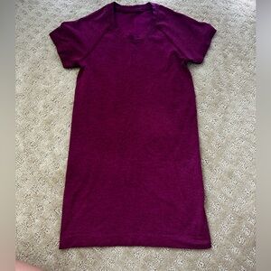 Lululemon Magenta Swiftly Tech Tee